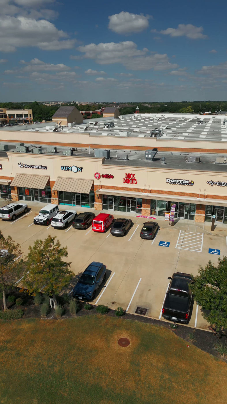 Completed commercial storefront build-out
