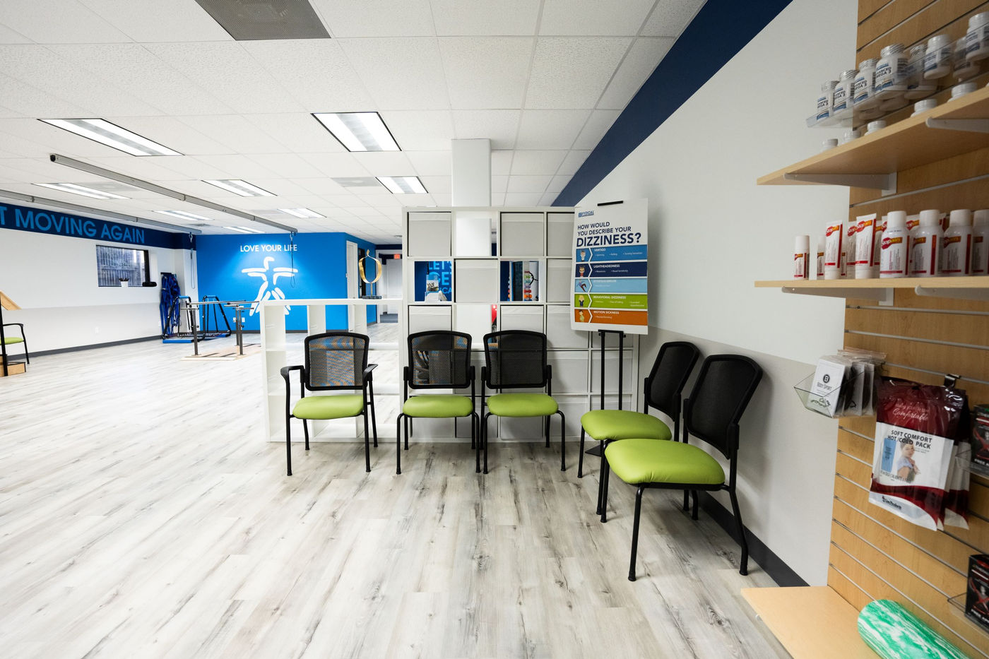 Waiting area build-out